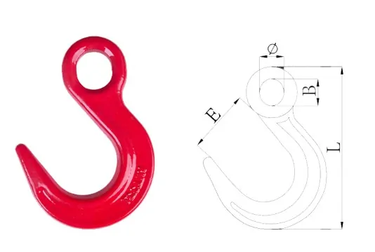 Large Opening Hook-DRAWING